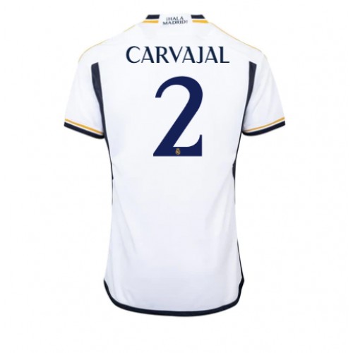 Pánský Fotbalový dres Real Madrid Daniel Carvajal #2 2023-24 Domácí Krátký Rukáv